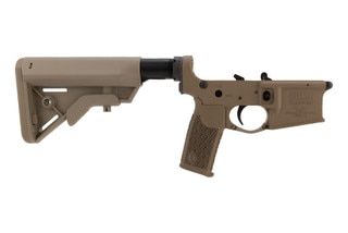 Noveske Chainsaw forged lower in FDE Cerakote over Type III hardcoat anodize finish
